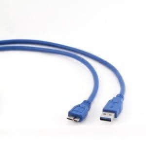 Cablu USB 3.0 AM tata - MicroB tata, lungime 1m, 5Gbps, blue, Digitalbox BASIC.LNK DBBL-USB30AMMicro1
